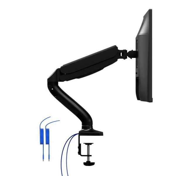 Gaspera med justerbar arm - AOC - AS110DX - 1 skärm upp till 31,5 tum - 360° rotation - Integrerade USB-portar Svart