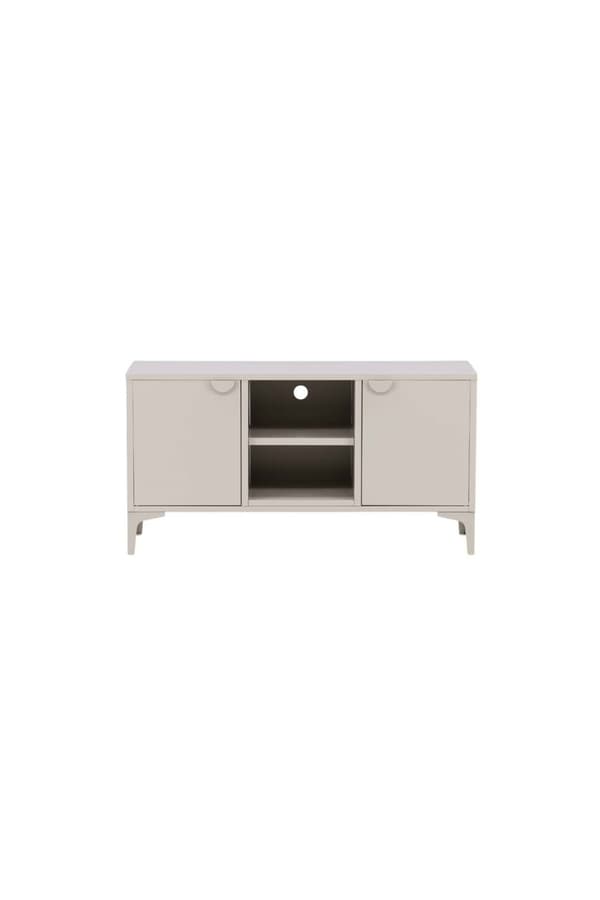 Piring TV-bord 2 dører 1 hylle beige.