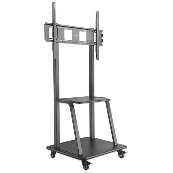 Manhattan 461665, Bärbart platt golvstativ, Svart, 2,54 m (100"), TV, 170 kg, 200 x 200 mm
