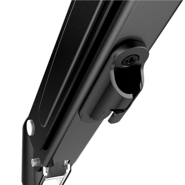 Maclean 2 skærmbeslag, gasfjeder, 13"-27", 7 kg, sort, MC-861N