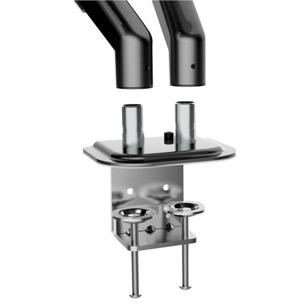 Maclean 2 skærmbeslag, gasfjeder, 13"-27", 7 kg, sort, MC-861N