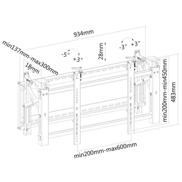 Newstar Flatscreen Wall Mount Sort