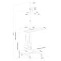 Miniatyrbillede 3 af 3: Newstar Fpma-mobile1700 Sort