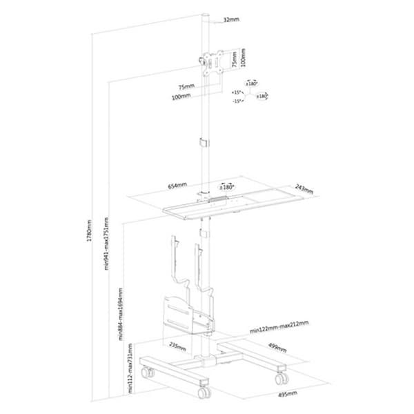 Newstar Fpma-mobile1700 Sort