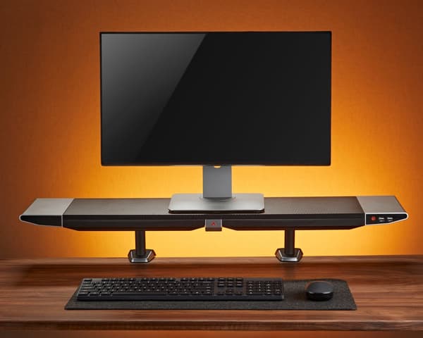 Skærmställ til Datorskærm med RGB - Sort