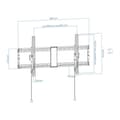 Miniatyrbillede 8 af 10: Tooq Væg-tv-beslag Lp4391t-b 43-90´´ Sort