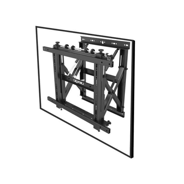 Platt väggfäste - EQUIP - 650325 - Justerbar - Svart - 48,3 cm (19'') - 139,7 cm (55'')