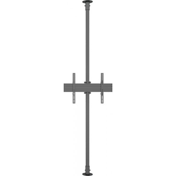 Multibrackets M Floor To Ceiling Mount Pro 1U -lattia-katto asennusteline 40-65" näytölle