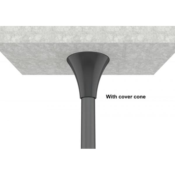Multibrackets M Floor To Ceiling Mount Pro 1U -lattia-katto asennusteline 40-65" näytölle