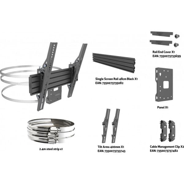Multibrackets M Pro Series Wallmount Column - søjlebeslag til 32-65" skærme