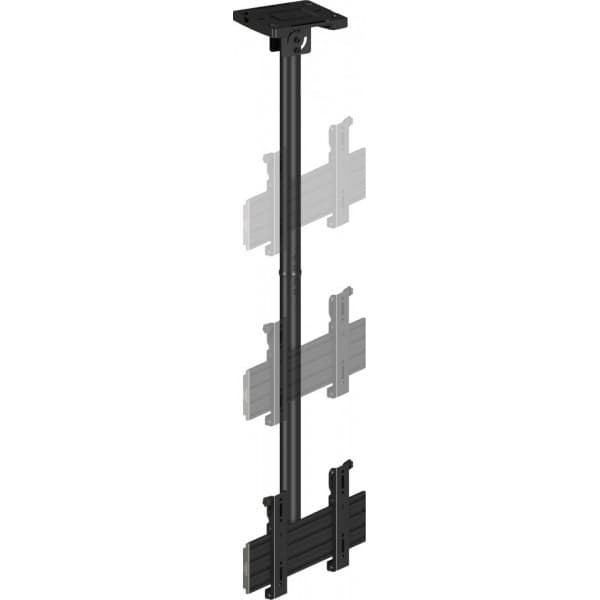 Multibrackets M Ceiling Mount Pro 1U VESA 200 -kattokiinnike 24-42" näytöille