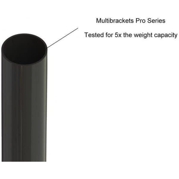 Multibrackets M Ceiling Mount Pro 1U VESA 200 -kattokiinnike 24-42" näytöille