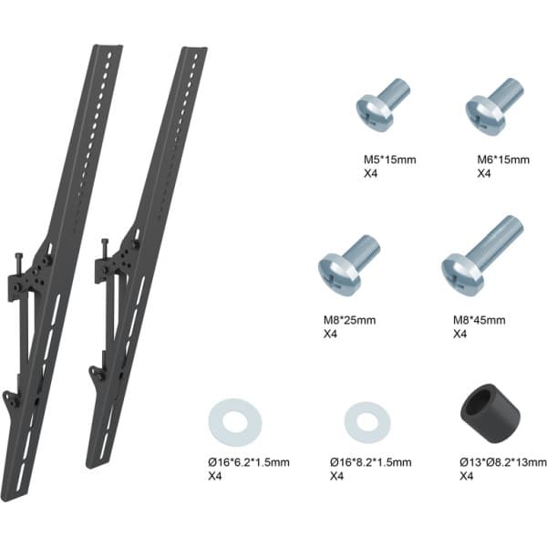 Multibrackets M Pro Series - Tilt Arms 600 mm - Monteringstilbehør (skærmmonteringsdel)