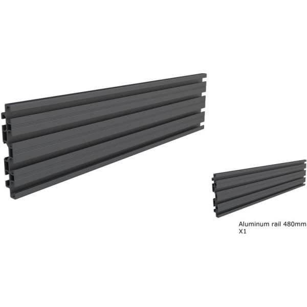 Multibrackets M Pro-serien - Enkeltskærmsbeslag 48 cm - Sort