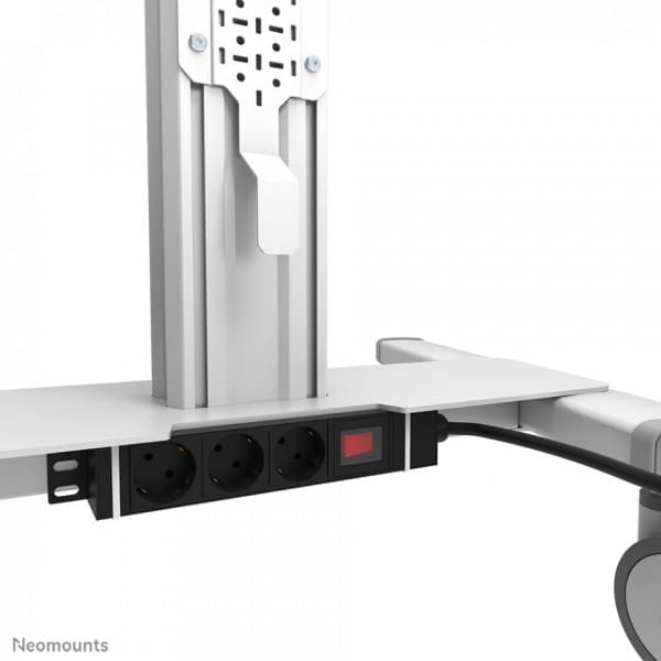 Neomounts Select FL50S-825WH1 - mobil golvstativ för platta TV-apparater upp till 75 tum