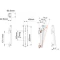 Miniatyrbild 3 av 3: Multibrackets M Pro Series - Tilt Arms 200 mm - Monteringstillbehör (fäste för bildskärmar)