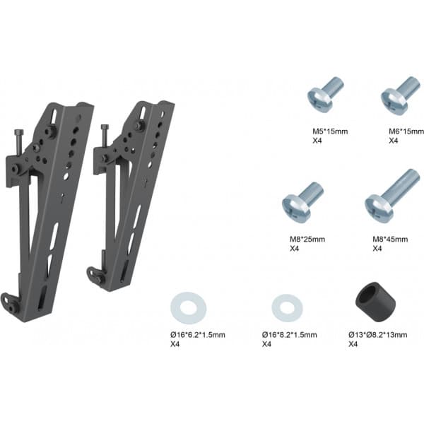 Multibrackets M Pro Series - Tilt Arms 200 mm - Monteringstillbehör (fäste för bildskärmar)