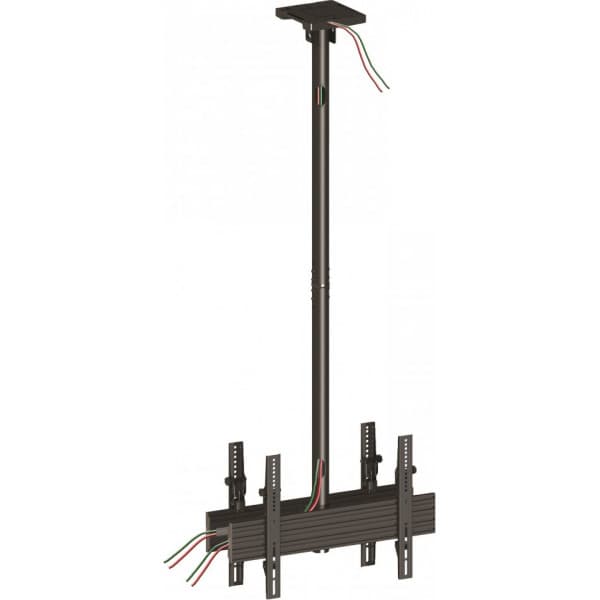 Multibrackets M Ceiling Mount Pro 1Ux2 -kattokiinnike kahdelle 40-65" näytölle