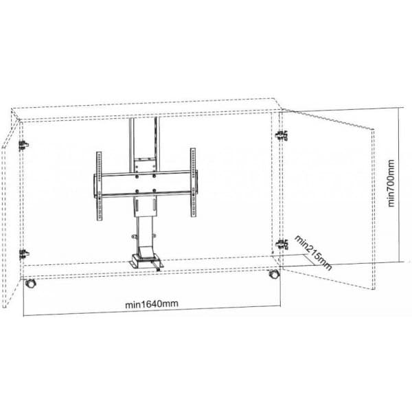 Multibrackets M Motorized TV Lift Large - 37-65" motoriseret TV-apparat løfter