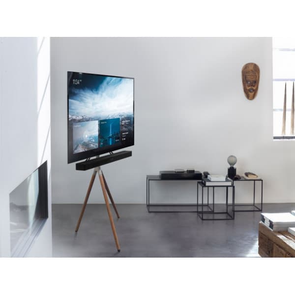 One For All WM7472 -Design golvstativ för 32-65" TV-apparater Ek, Silver, Grå