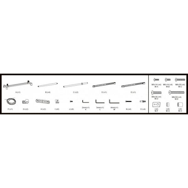 Mozi Art Series FS-5 - golvstativ för 55-75" TV-apparater