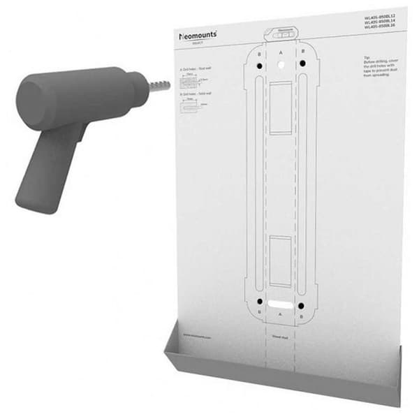 Newstar Vägg-tv-fäste Wl40s-850bl12 Svart
