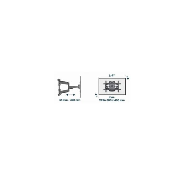 TV-sett acc veggfeste 32-75"/wm-75st-02, Gembird