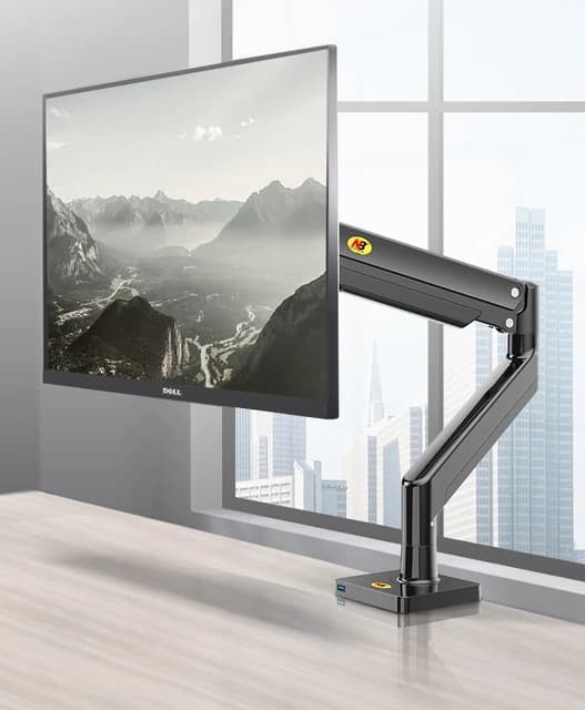 Monitor Mount Arm, Gasfjeder, 360 Rotation, MED 200X200