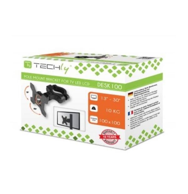 Techly - 103793 - ICALCD100BK support kit - Support kit (30, 360, 180)
