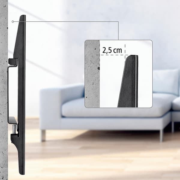 TV-vægbeslag Fast VESA op til 200x200 46" Sort