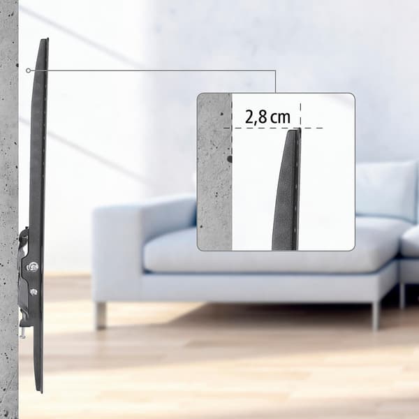 Veggfeste Tilt VESA opp til 400x400 65" Svart
