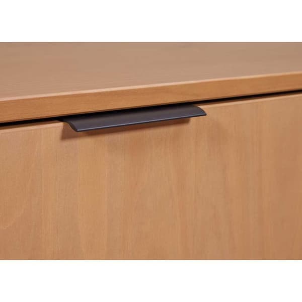 Vivo TV møbel 2 låger, 1 skuffe eg dekor,sort.