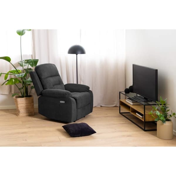 Randolf TV-bord 3 hyller eik dekor.