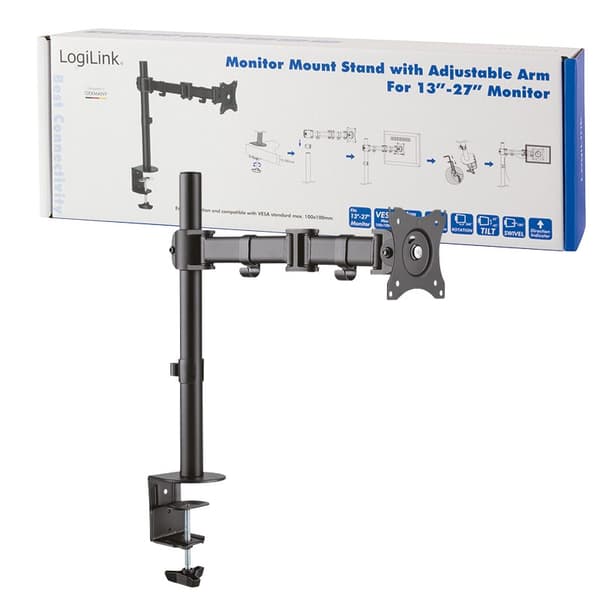 Logilink | Skrivebordsmontering | BP0021 | 13-27 "" | Maksimal vægt (kapacitet) 8 kg