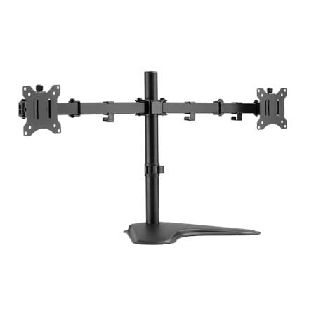 Logilink | Skrivebordsmontering | Vip, drej, niveaujustering, drej | 17-32 "" | Maksimal vægt (kapacitet) 8 kg | Sort