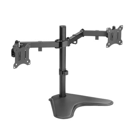 Logilink | Skrivebordsmontering | Vip, drej, niveaujustering, drej | 17-32 "" | Maksimal vægt (kapacitet) 8 kg | Sort Sort