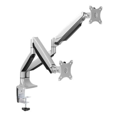 Logilink BP0043 Dual Monitor Skrivebordsmontering, 13""-32"", gasfjeder, aluminium Logilink