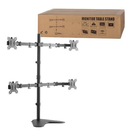 Logilink BP0046 Quad Monitor Skrivebordsstativ 13""-32" Logilink | Skrivebordsmontering | BP0046 | 13-32 "" | Maksimal vægt (kapacitet) Bære