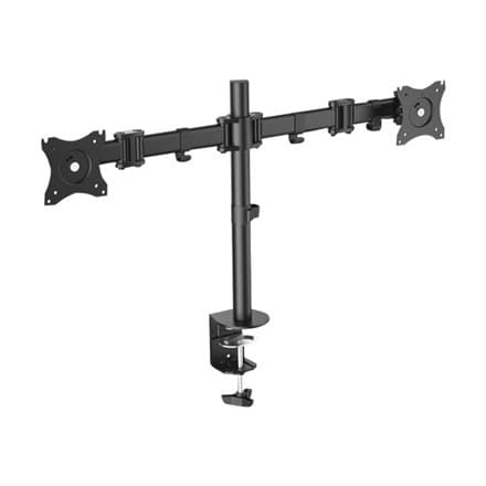 Digitus | Skrivebordsmontering | DA-90349 | Justerbar højde, roter, vip | Sort Sort