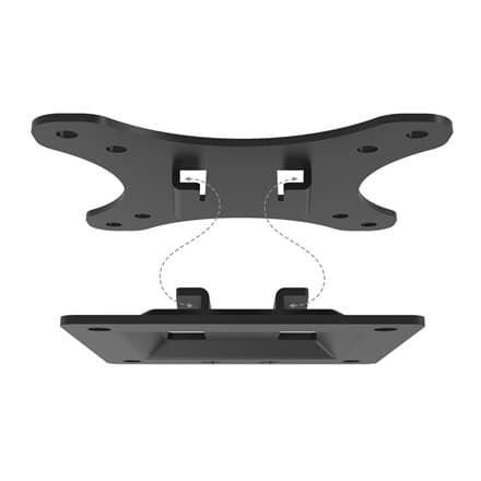 Digitus | Seinäteline | DA-90303-1 | Kiinteä | Enimmäispaino (kapasiteetti) 18 kg | Musta