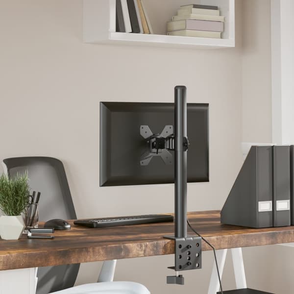 The Living Store skærmstativ VESA 75/100 mm stål sort -  TV- & skærmbeslag
