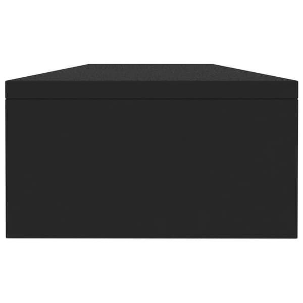 Skærmstander 100x24x13 cm konstrueret træ sort - Skærmstander - Skærmstandere - Home & Living