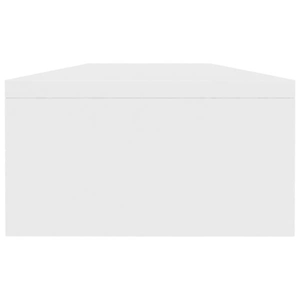 Skærmstander 100x24x13 cm konstrueret træ hvid - Skærmstander - Skærmstandere - Home & Living