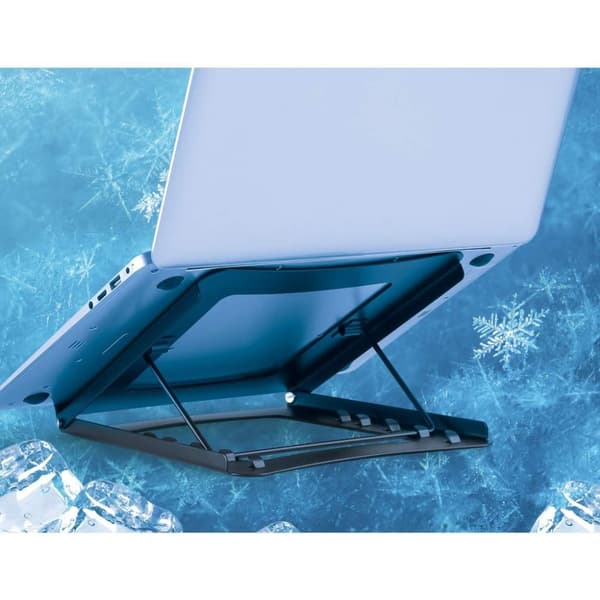 Manhattan Laptop og Tablet Stand, Justerbar (5 positioner), Velegnet til alle tablets og laptops u
