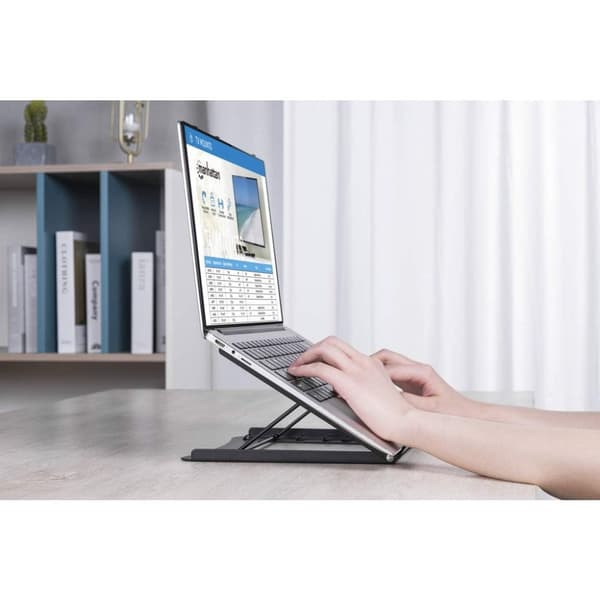 Manhattan Laptop og Tablet Stand, Justerbar (5 positioner), Velegnet til alle tablets og laptops u