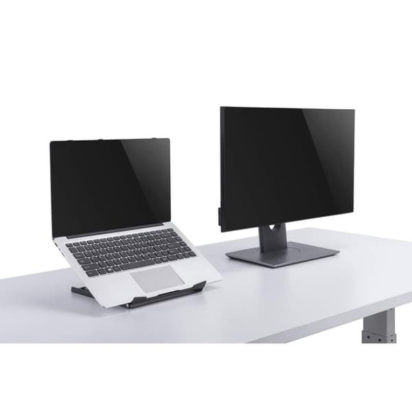 Manhattan Laptop og Tablet Stand, Justerbar (5 positioner), Velegnet til alle tablets og laptops u