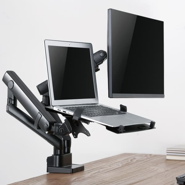 Ergonomisk Skrivebordsfeste for LCD-Skjerm og Laptop