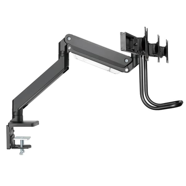 Ergonomisk Skrivebordsfeste for 3 Skjermer – Passer Opptil 27"