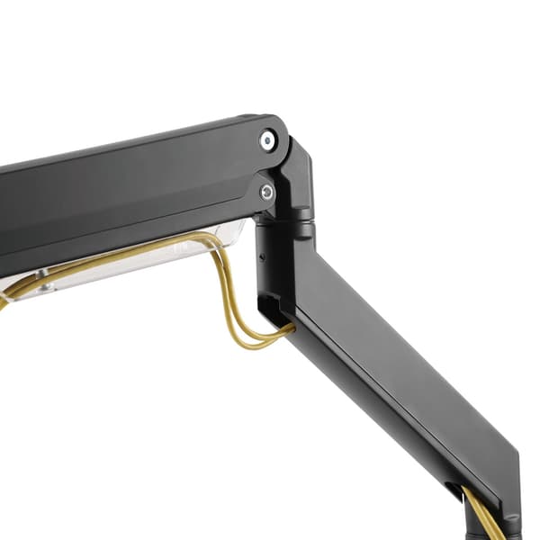 Ergonomisk Skrivebordsfeste for 3 Skjermer – Passer Opptil 27"