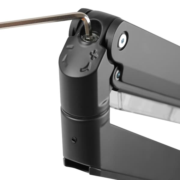 Ergonomisk Skrivebordsfeste for 3 Skjermer – Passer Opptil 27"